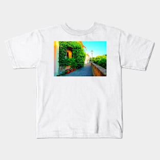 Street in Sirolo Kids T-Shirt